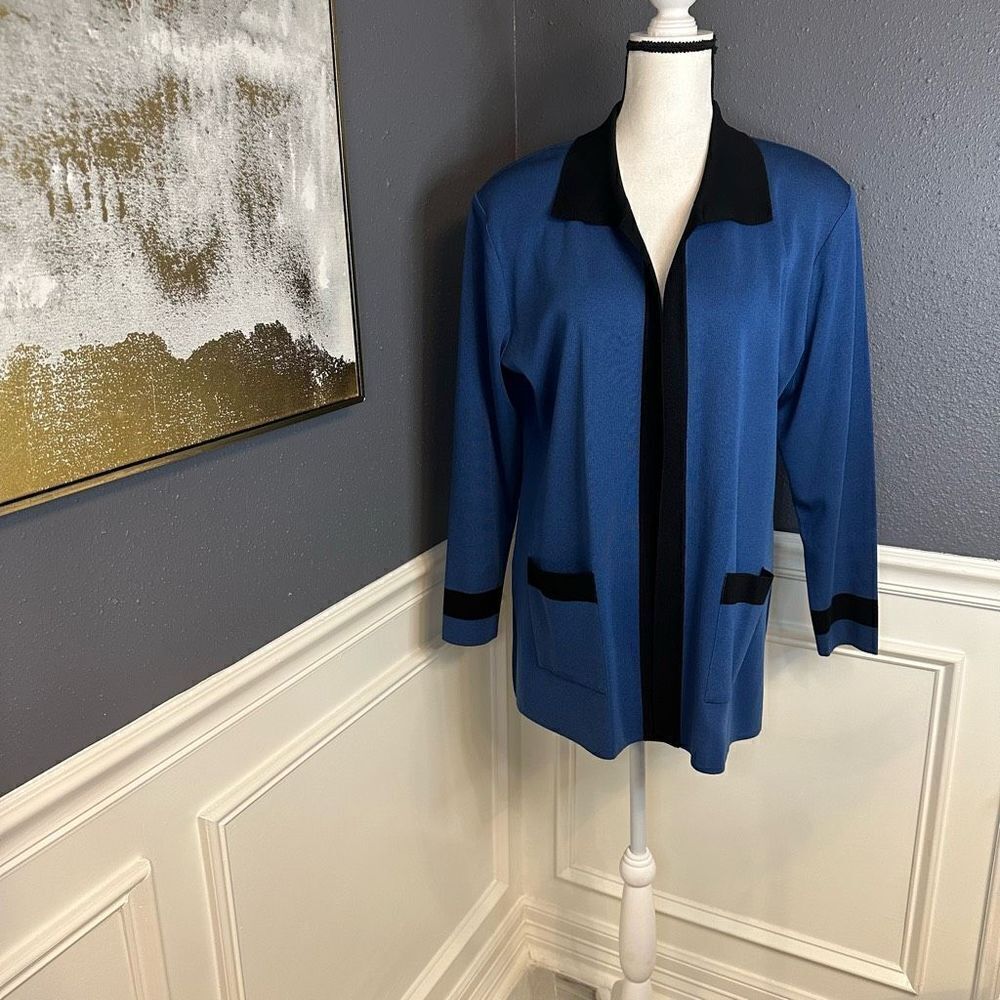 Exclusively Misook Open Front Blazer Jacket
